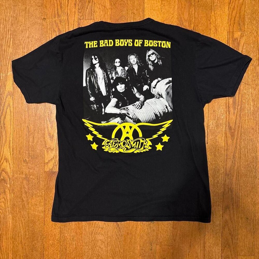 Aerosmith Men's Black T-shirt
